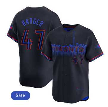 Men%27s Toronto Blue Jays #47 Addison Barger City Connect Limited Jersey Baseball Jersey Dzhi